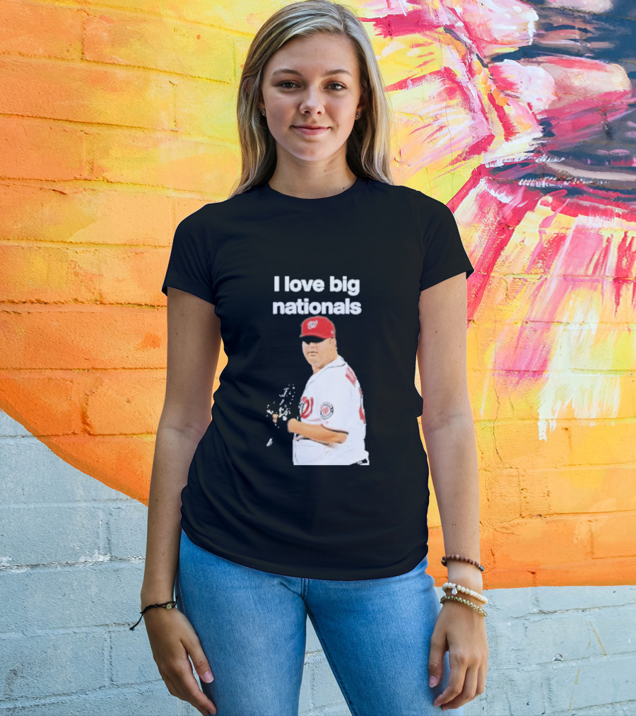 I Love Big Nationals Baseball Matt Albers T-Shirt