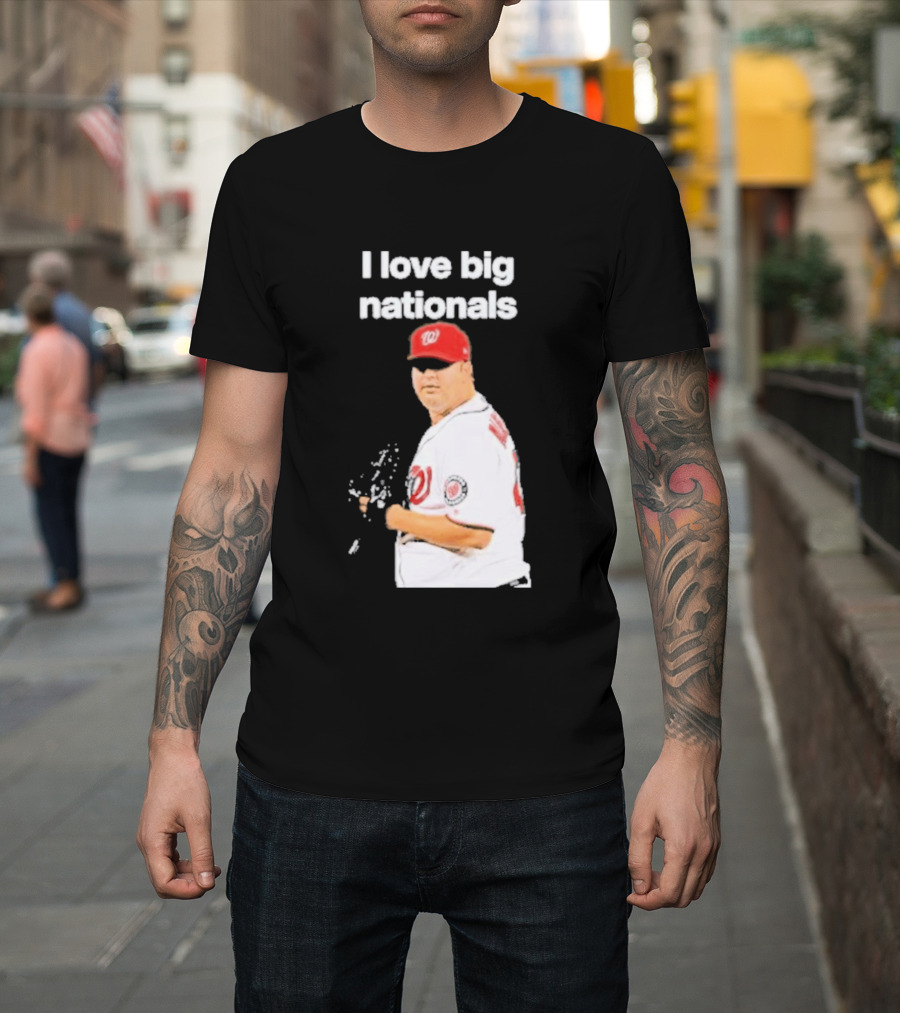 I Love Big Nationals Baseball Matt Albers T-Shirt