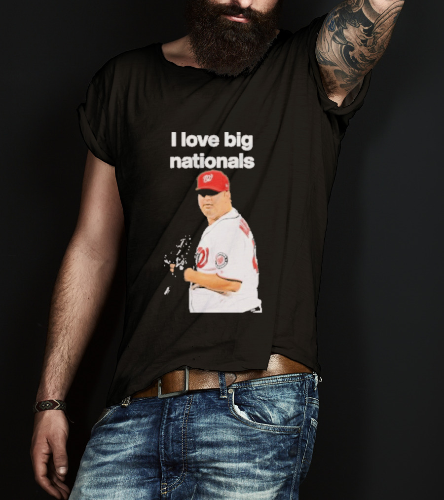 I Love Big Nationals Baseball Matt Albers T-Shirt