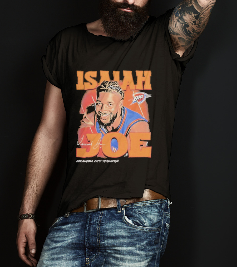 Isaiah Joe Oklahoma City Thunder Airbrush Signature T-Shirt