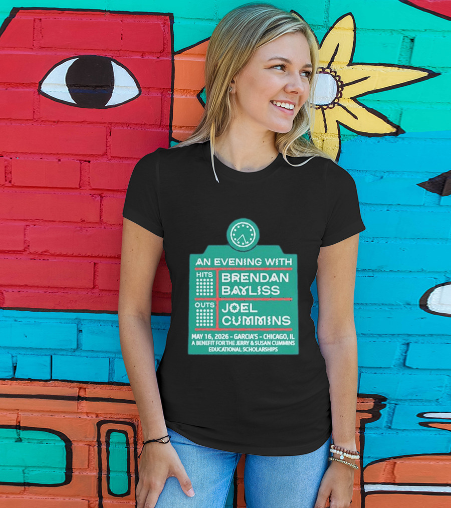 An Evening With Brendan Bayliss And Joel Cummins Garcia's Chicago May 16 2026 Benefit Event T-Shirt
