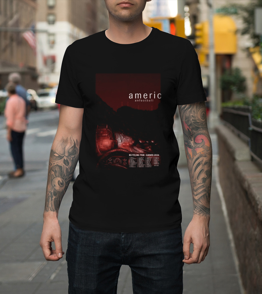 American Football No Feeling Tour Summer 2026 T-Shirt