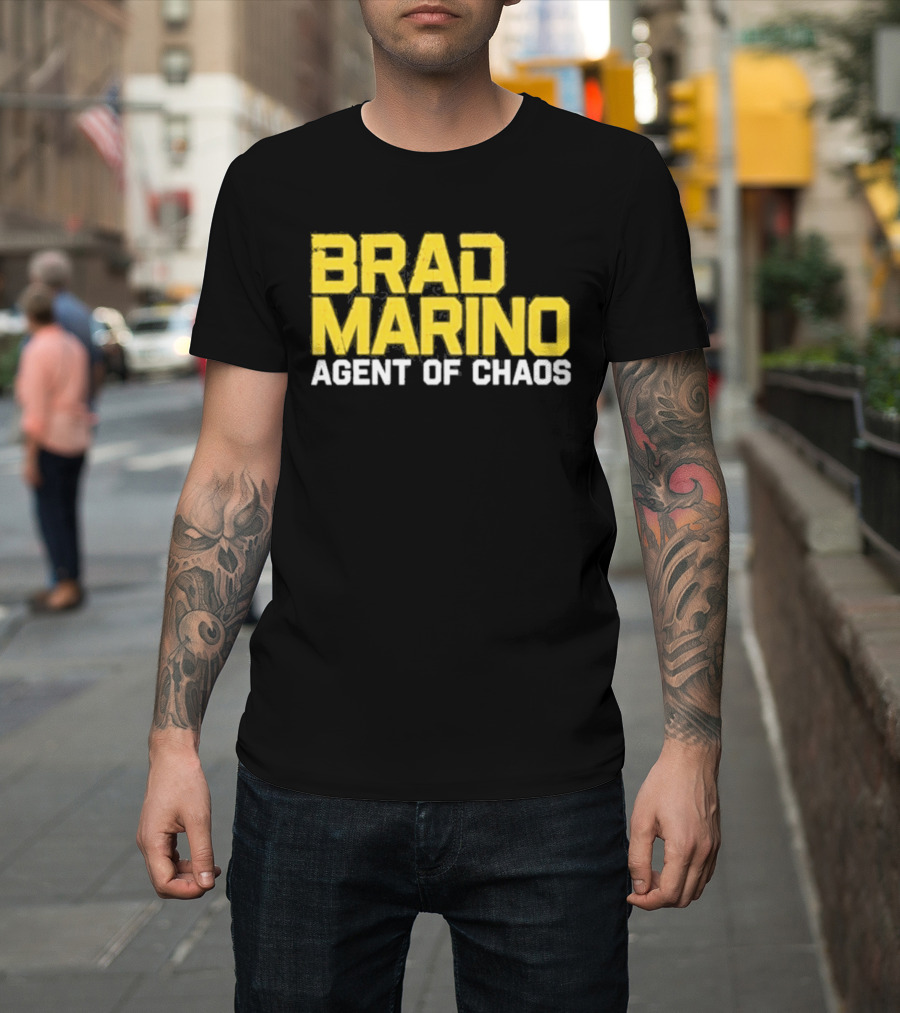 Brad Marino Agent Of Chaos Yellow T-Shirt