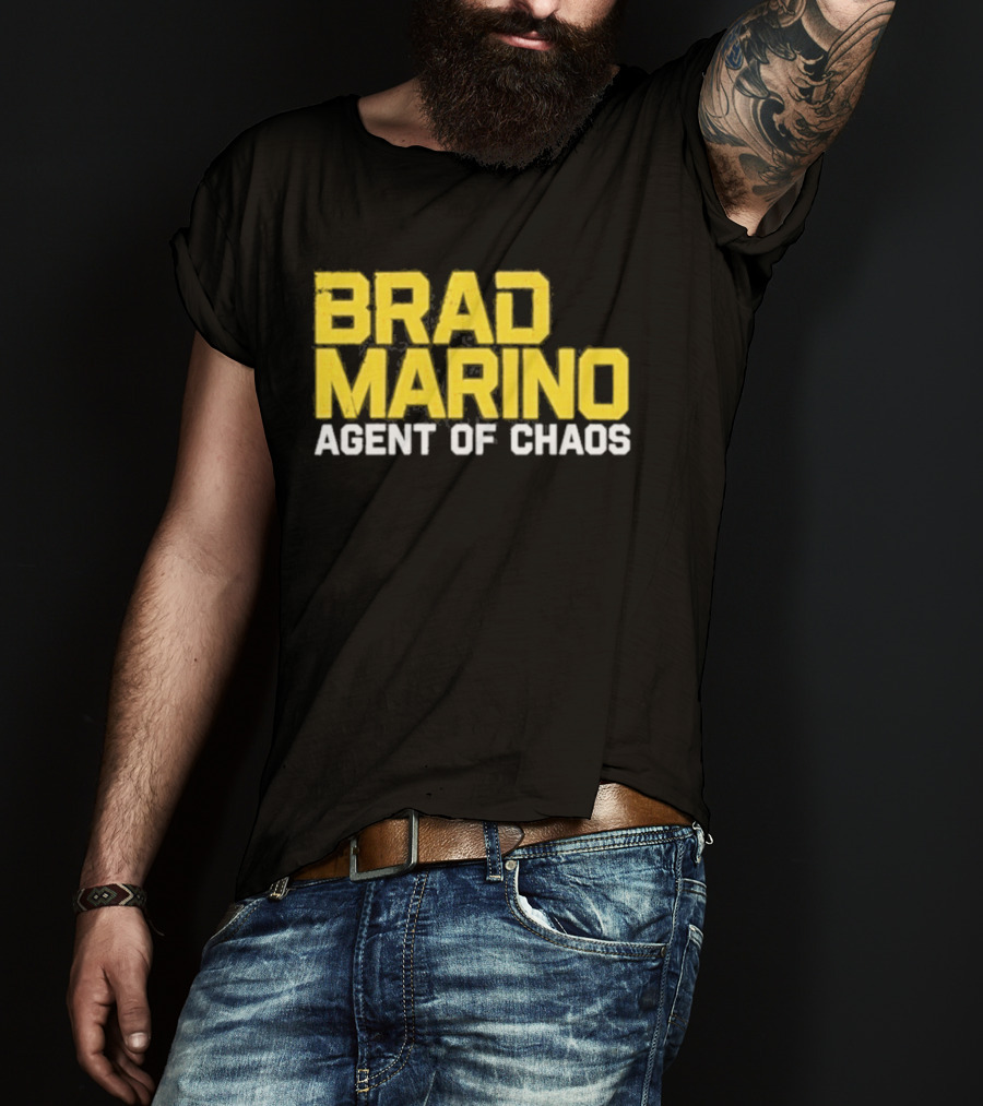 Brad Marino Agent Of Chaos Yellow T-Shirt