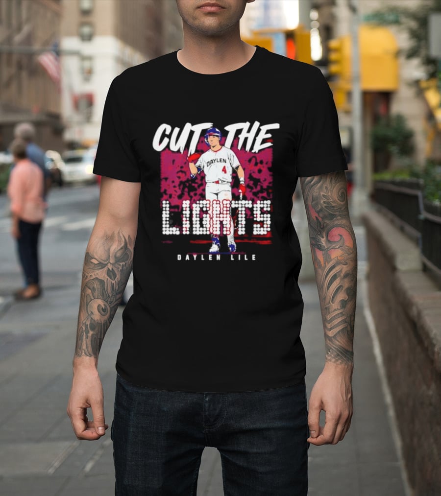 Daylen Lile Cut The Lights Washington Nationals MLB T-Shirt
