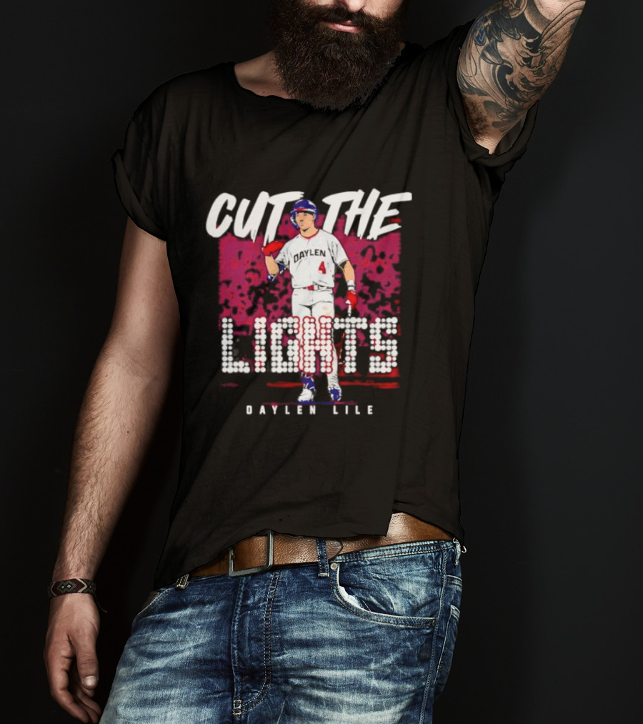 Daylen Lile Cut The Lights Washington Nationals MLB T-Shirt