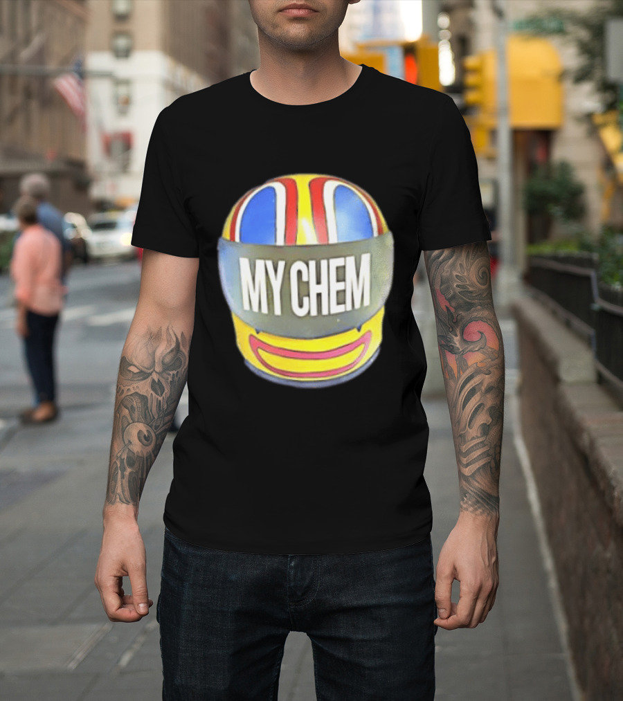 My Chem Helmet My Chemical Romance Music Lover Vibrant Racing T-Shirt