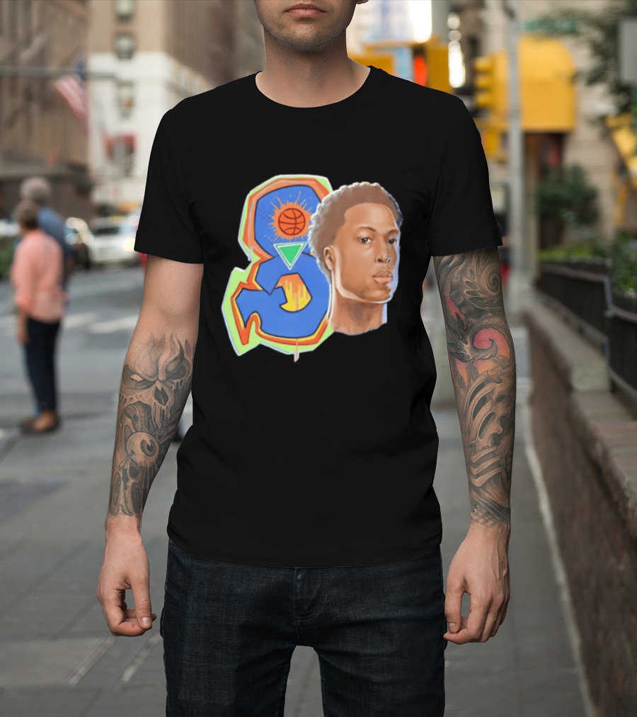 OG Anunoby OG8 New York Knicks Basketball Art NBA T-Shirt