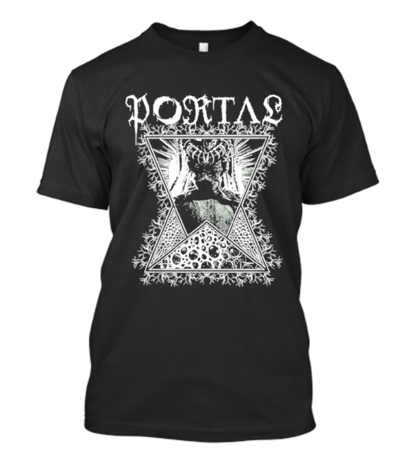 Portal Vexation Symmetrical Hourglass Winged Snowflake T-Shirt