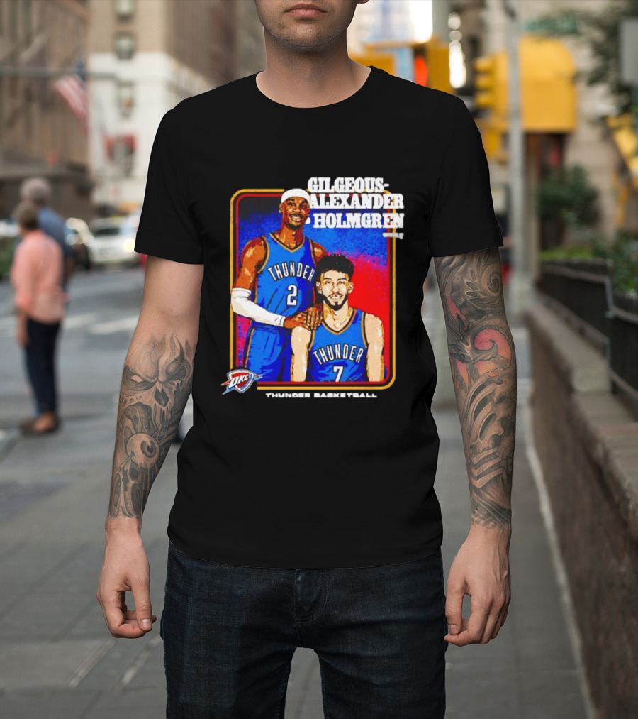 Gilgeous Alexander Holmgren OKC Thunder Basketball Step Brothers T-Shirt