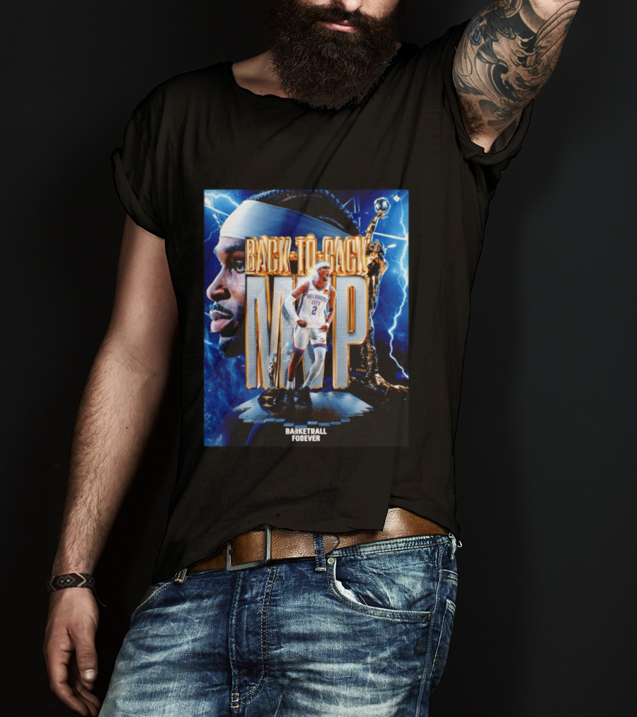 Back To Back MVP Oklahoma City Basketball Forever T-Shirt