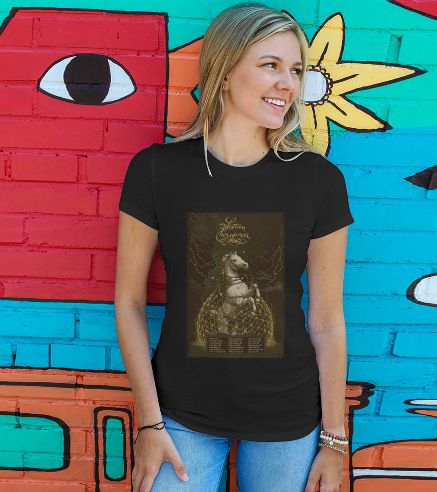 Sixteen Horsepower 2026 Europe Tour Dates With Intricate Horse T-Shirt