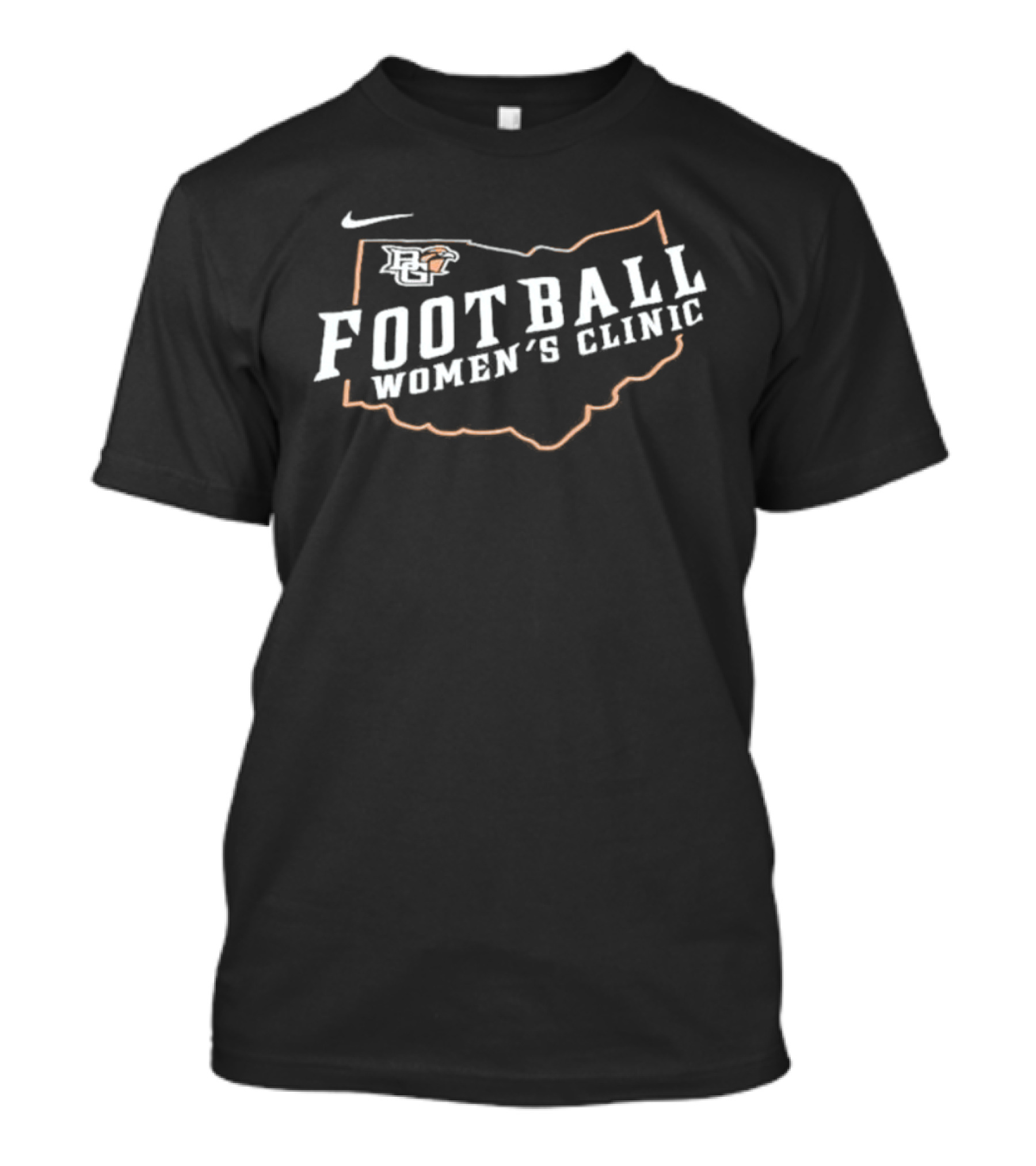 Nike BGSU Football Women's Clinic Ohio T-Shirt