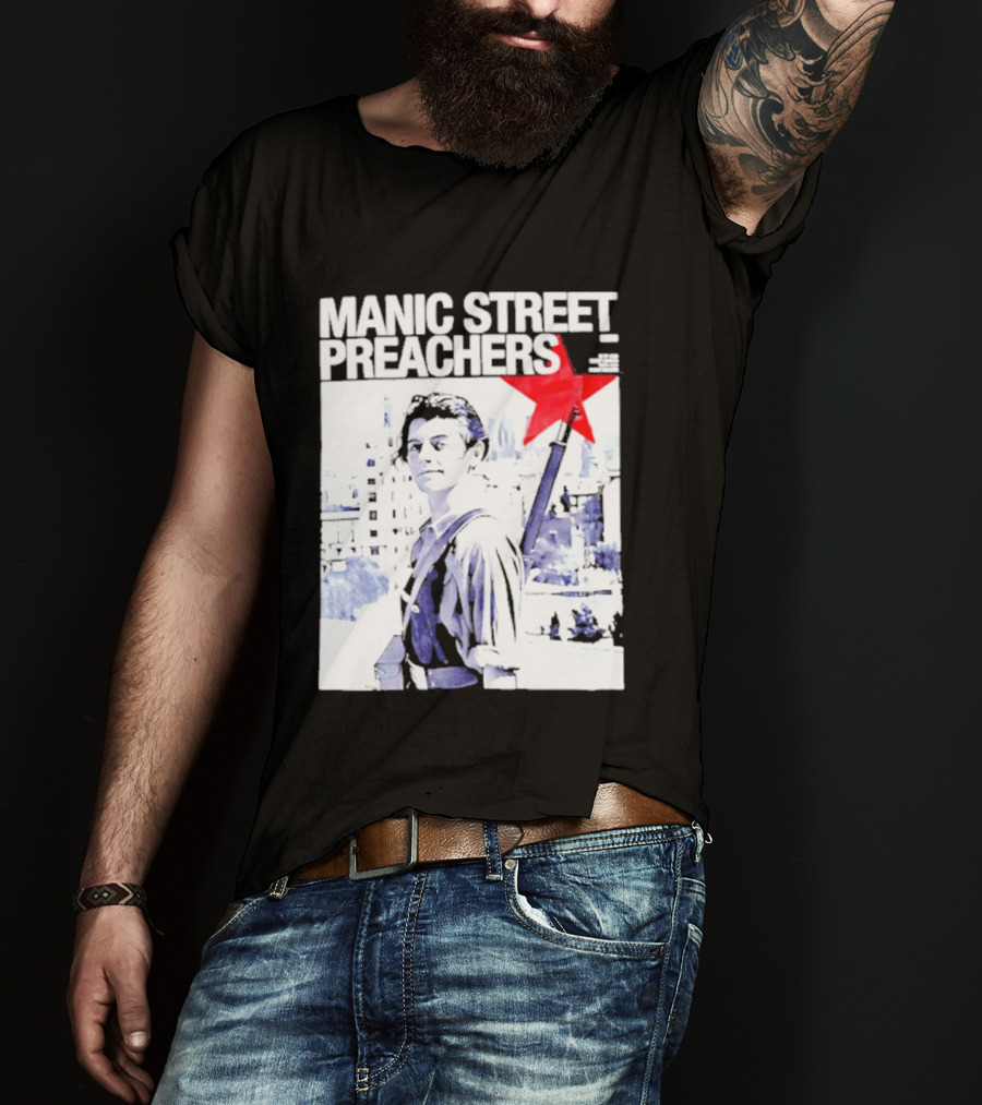 Manic Street Preachers Red Star Image T-Shirt