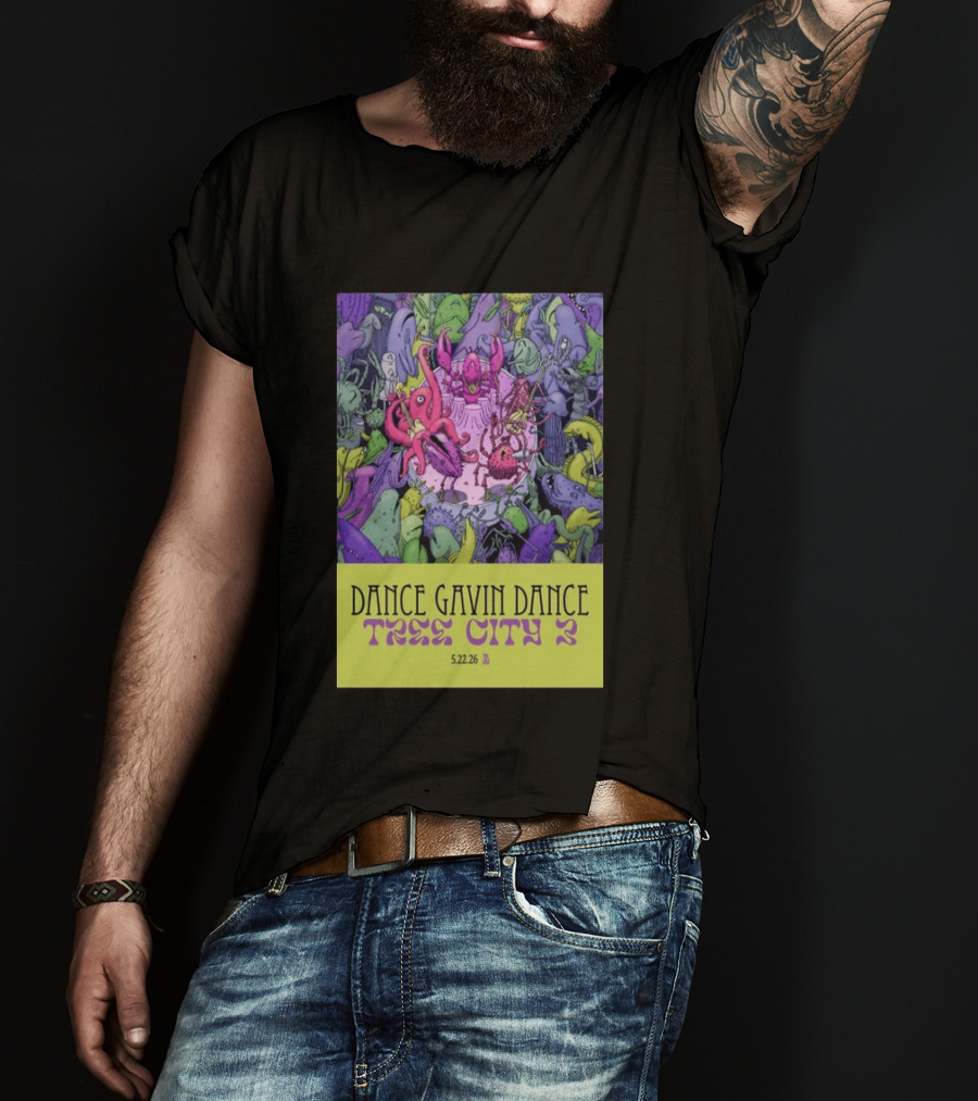 Dance Gavin Dance Tree City 2 May 22 2026 Concert T-Shirt