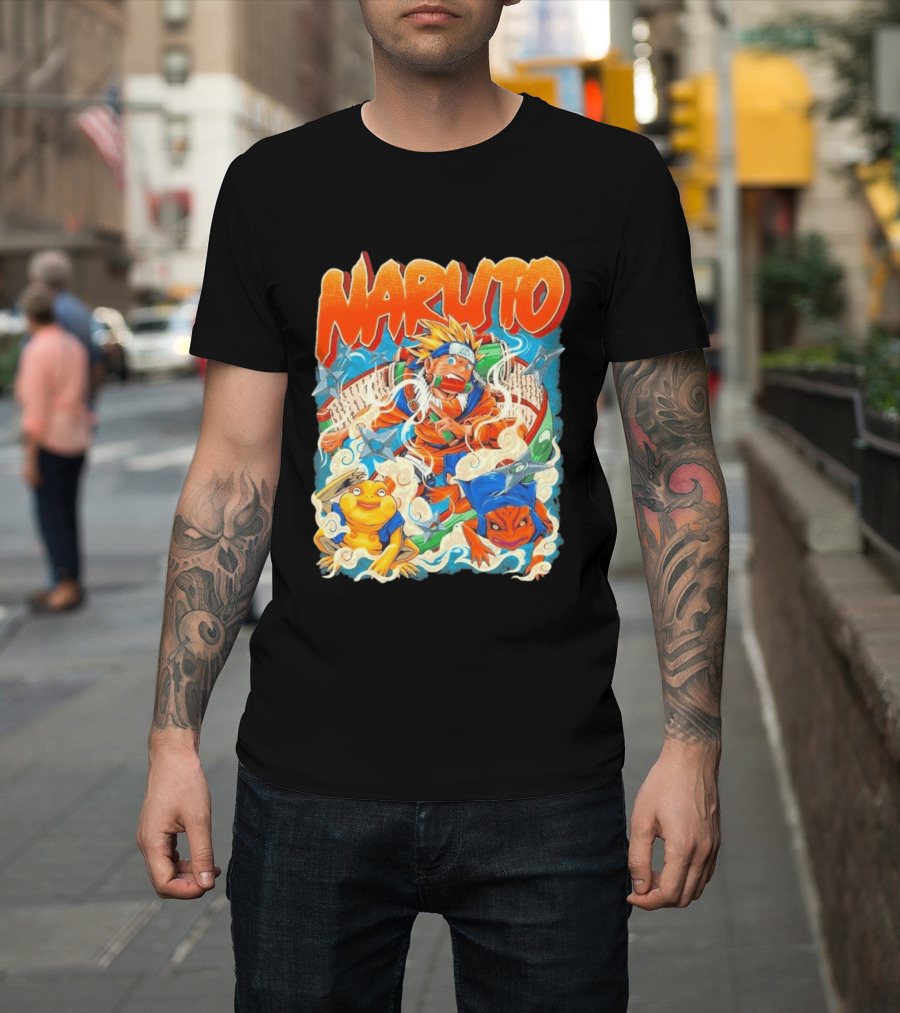 Naruto Uzumaki Toad Summoning Adventure Anime Ninja T-Shirt