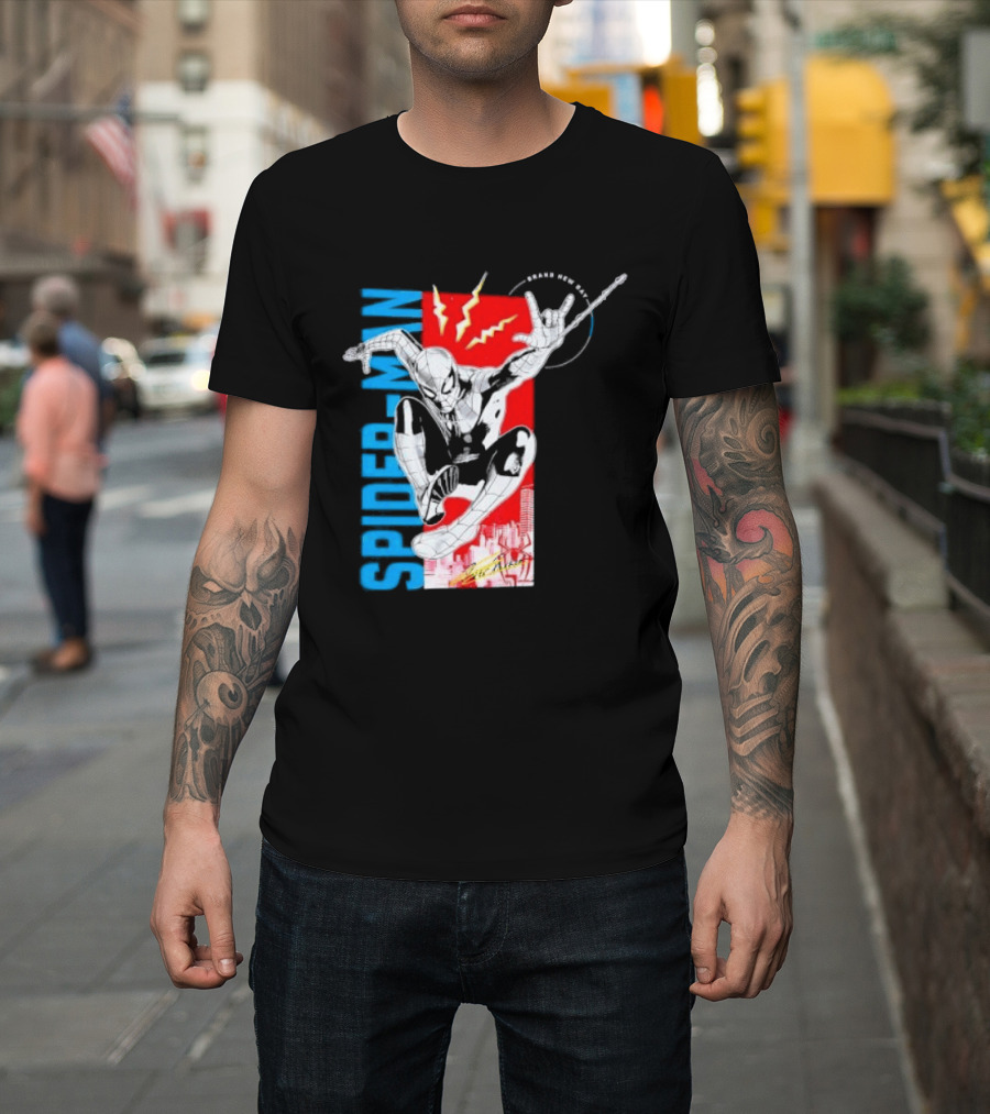 Spider Man Web Slinging Marvel Universe Brand New Day T-Shirt