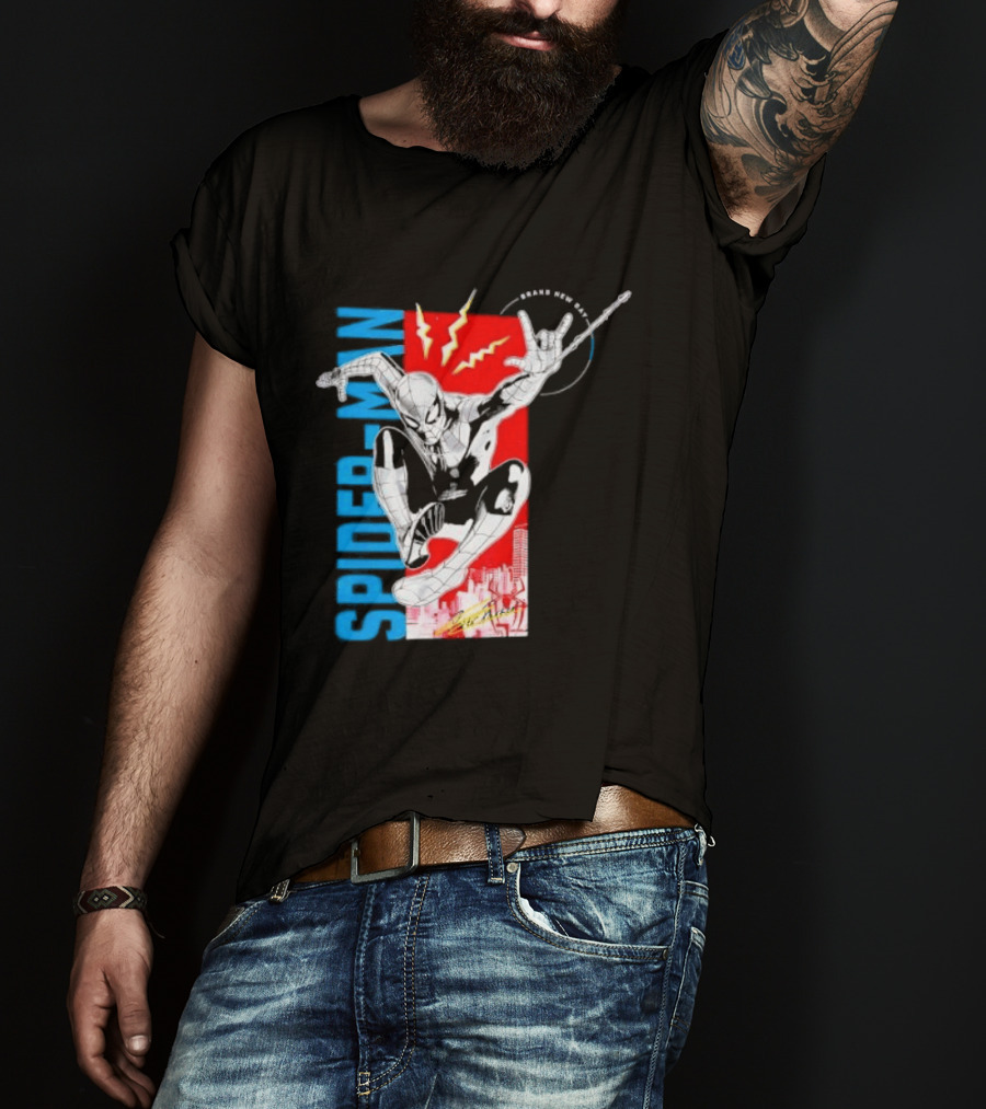 Spider Man Web Slinging Marvel Universe Brand New Day T-Shirt
