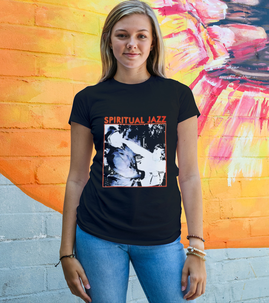 Spiritual Jazz Horn Player Watercolor T-Shirt