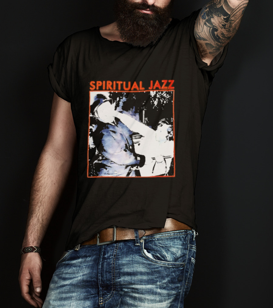 Spiritual Jazz Horn Player Watercolor T-Shirt