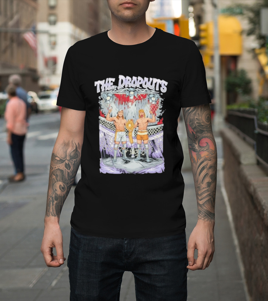 Tuckey And Scott Green The Dropouts Wrestling Champions In The Cage T-Shirt