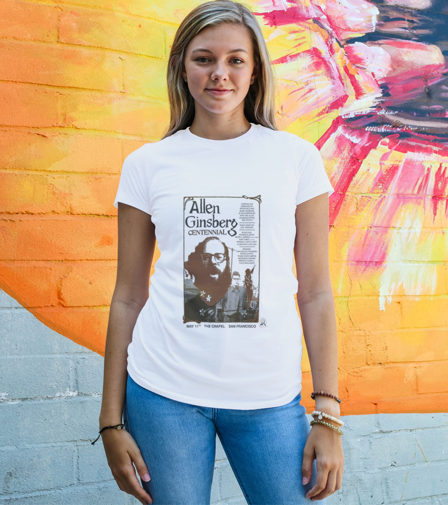 Allen Ginsberg Centennial May 11 2026 The Chapel San Francisco Event T-Shirt