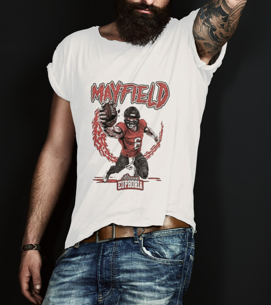 Mayfield Oklahoma Fire Cannon Football T-Shirt