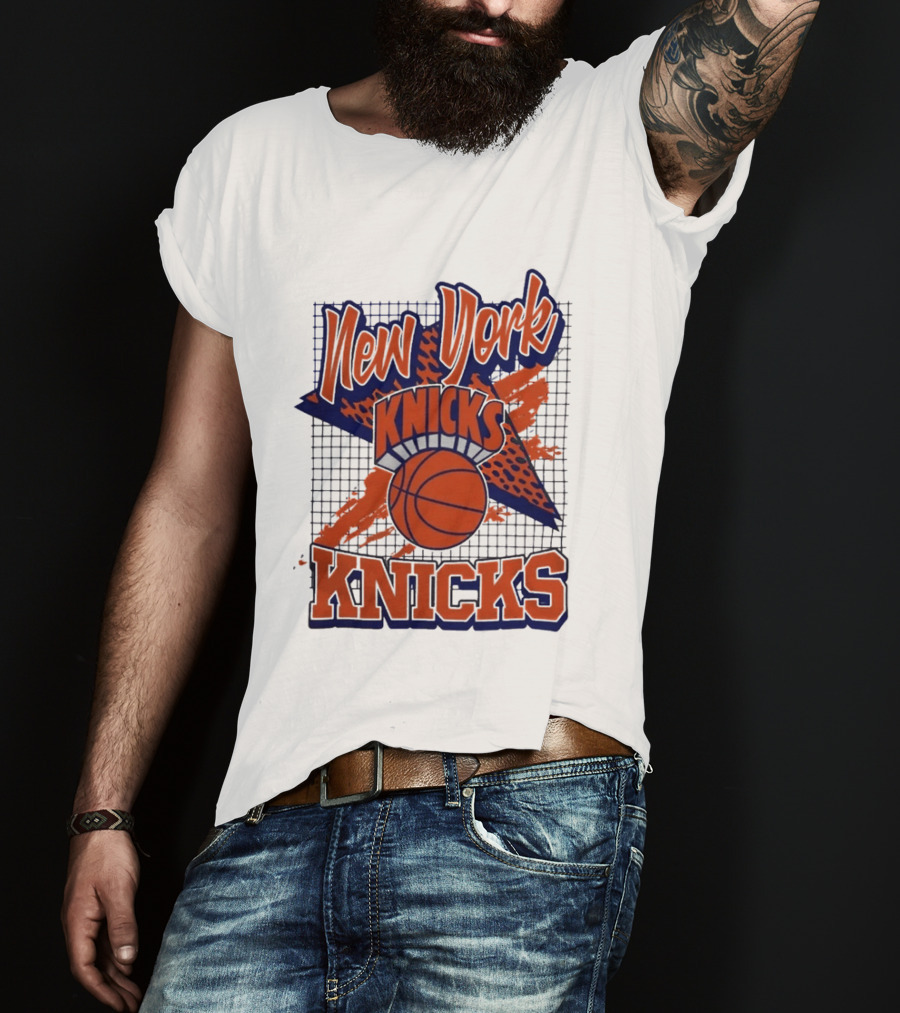 New York Knicks Hardwood Classics Vintage Basketball T-Shirt