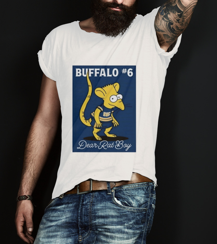 Buffalo #6 Dear Rat Boy BUF Jersey T-Shirt