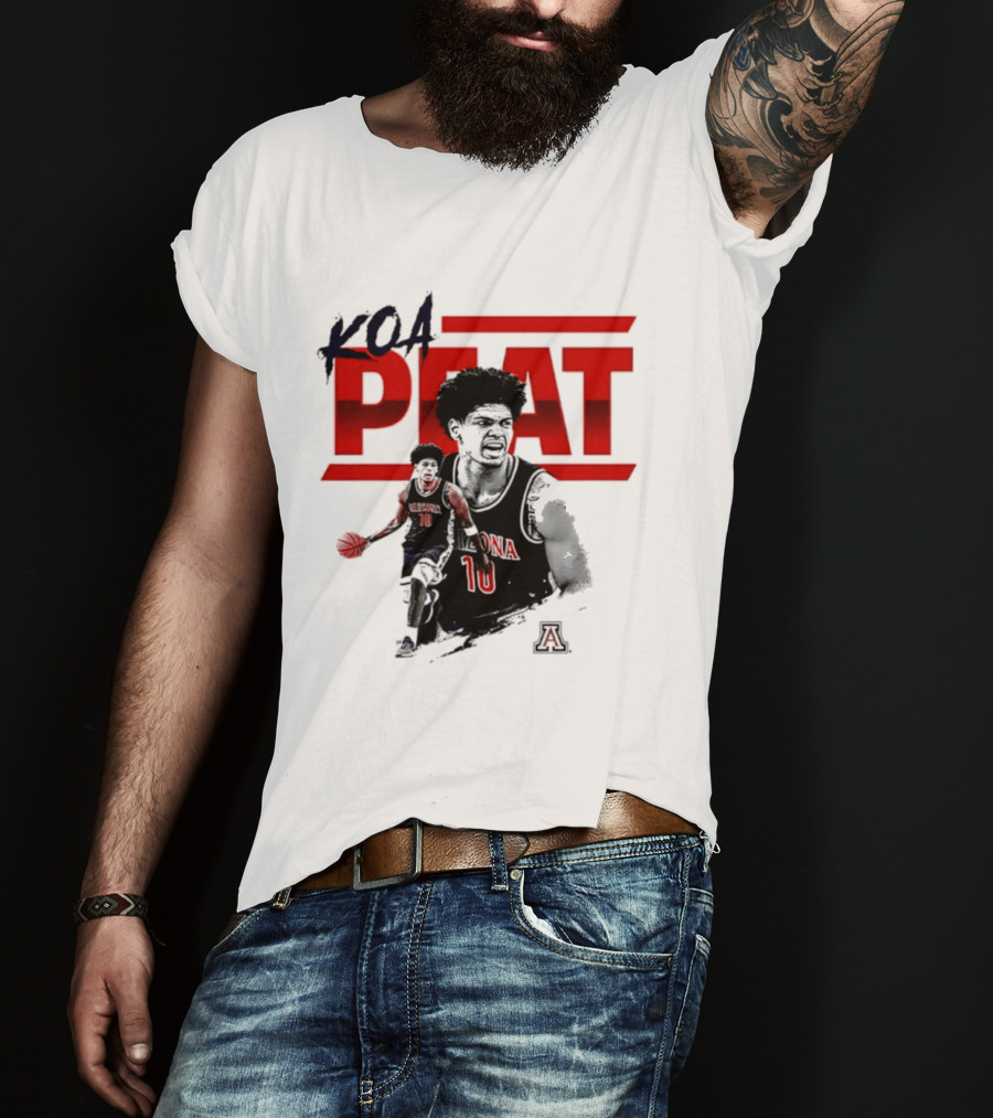 Koa Peat Arizona 10 Wildcats Basketball T-Shirt