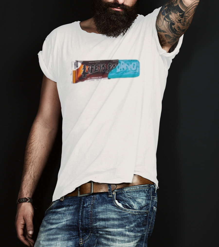 Life Is Porno Protein Bar Wrapper T-Shirt