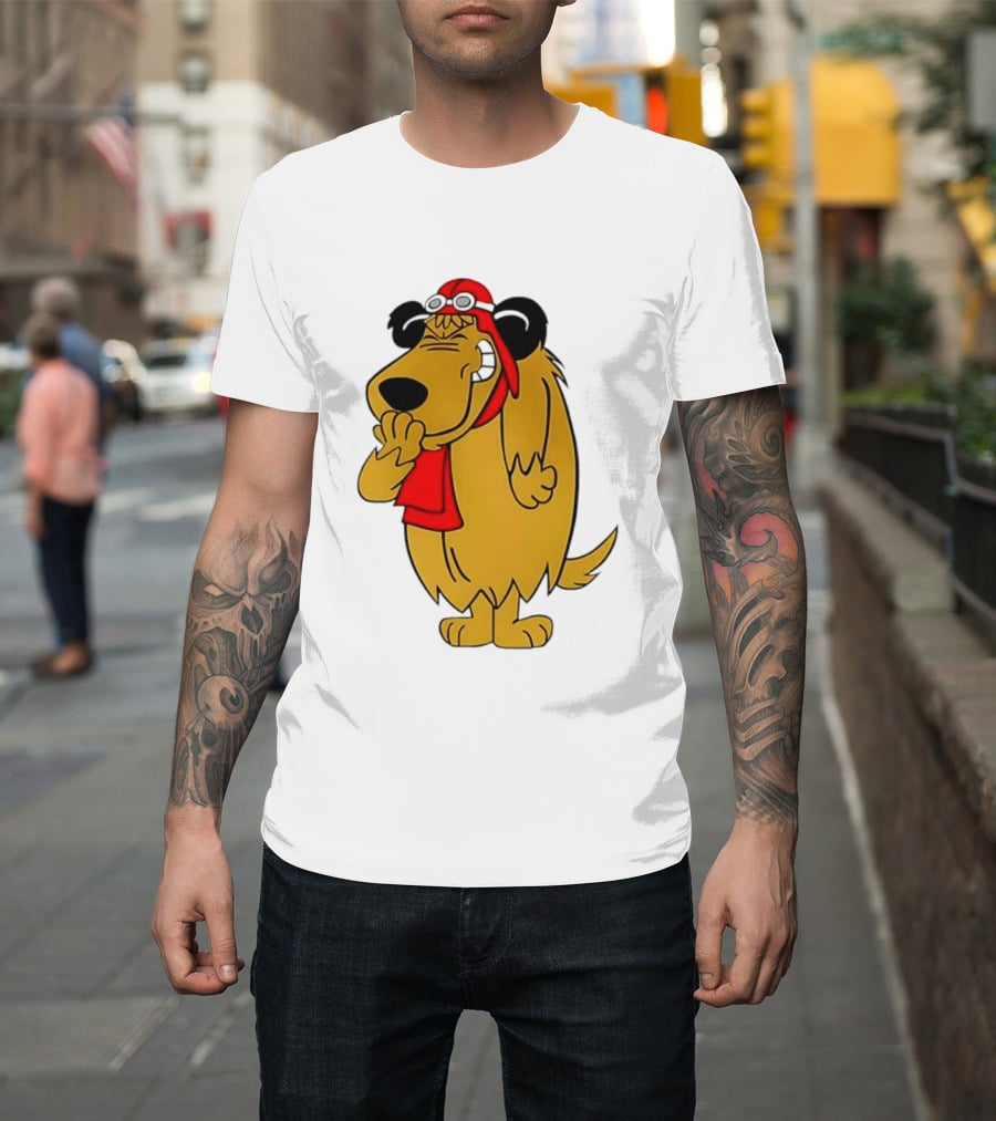 Muttley Dog Wacky Races Cartoon T-Shirt