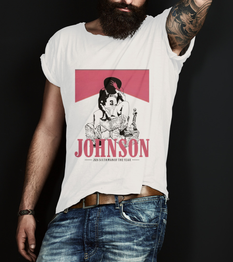 Keldon Johnson San Antonio Spurs 2026 Sixth Man Of The Year Johnson T-Shirt