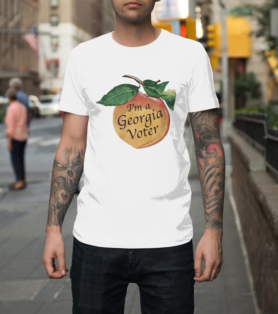I'm A Georgia Voter Peach T-Shirt