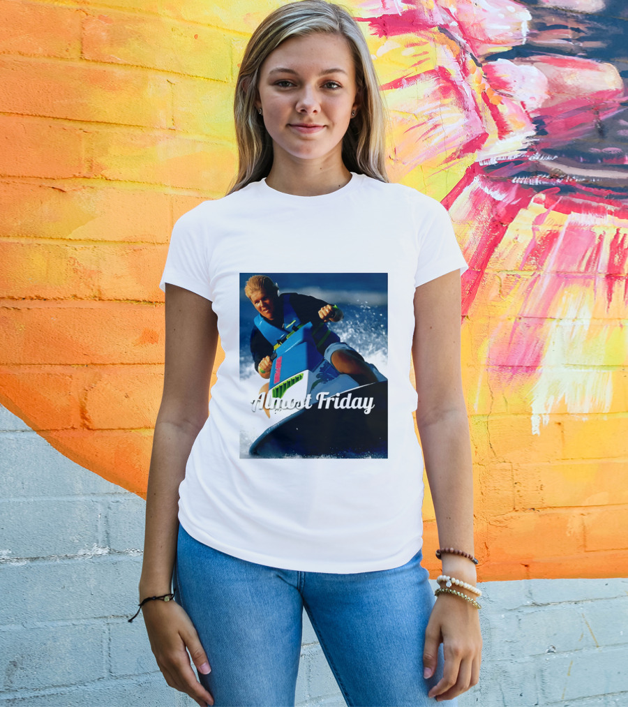 John Daly Throttle Jet Ski Almost Friday T-Shirt