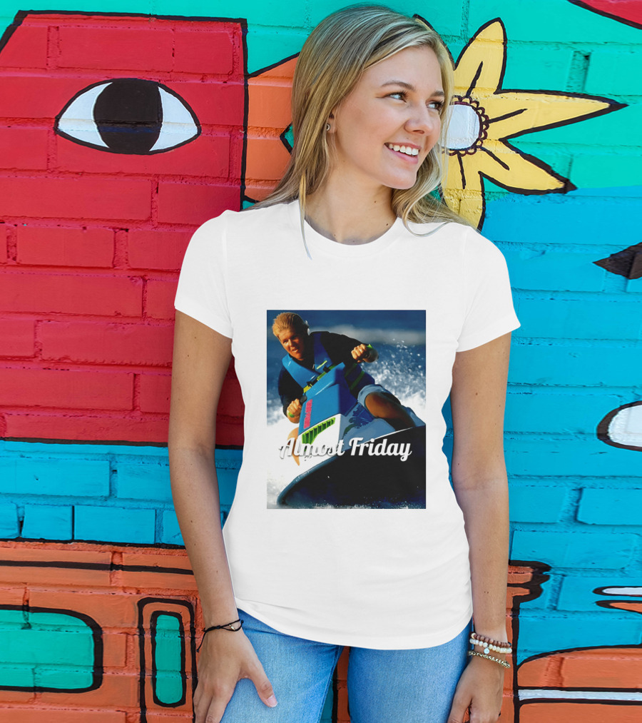 John Daly Throttle Jet Ski Almost Friday T-Shirt