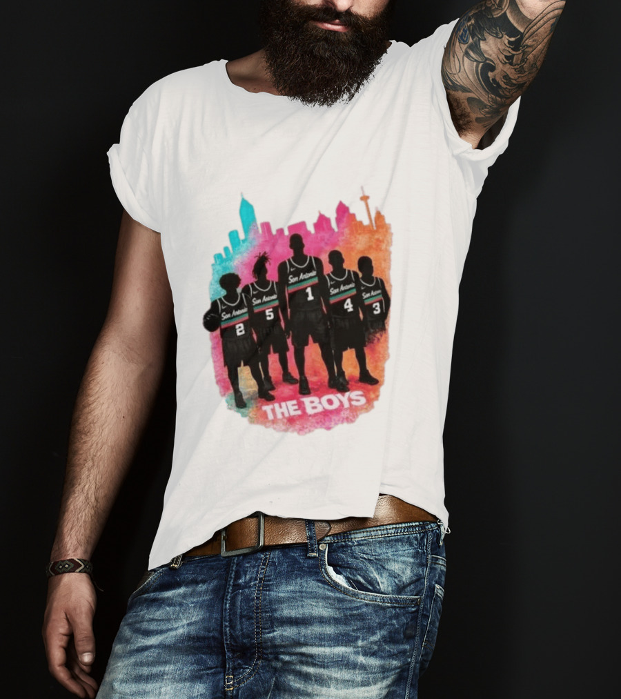 San Antonio Splash Hoops Skyline The Boys T-Shirt