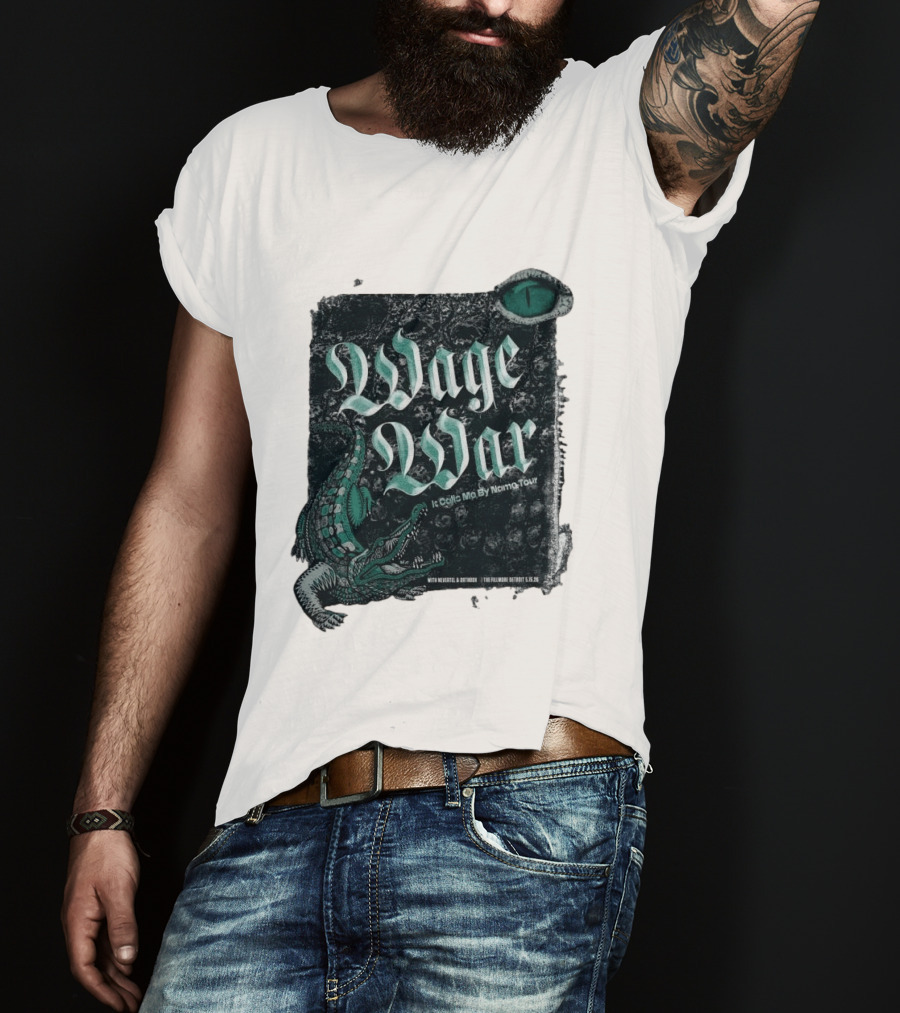 Wage War It Calls Me By Name Tour Detroit MI May 15 2026 Alligator Eye T-Shirt
