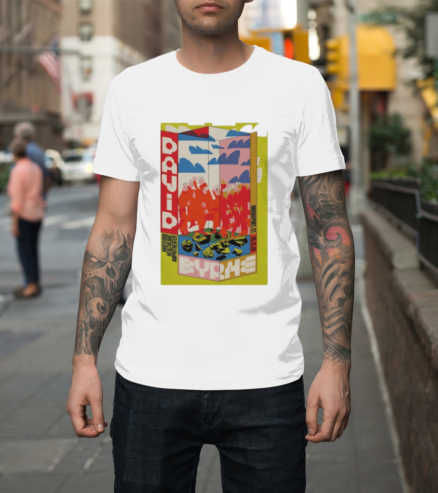 David Byrne Hartford Healthcare Amphitheater Bridgeport CT May 15 2026 Tour T-Shirt