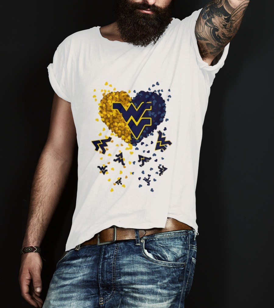 Heart Of West Virginia Mountaineers WV Football 2026 T-Shirt