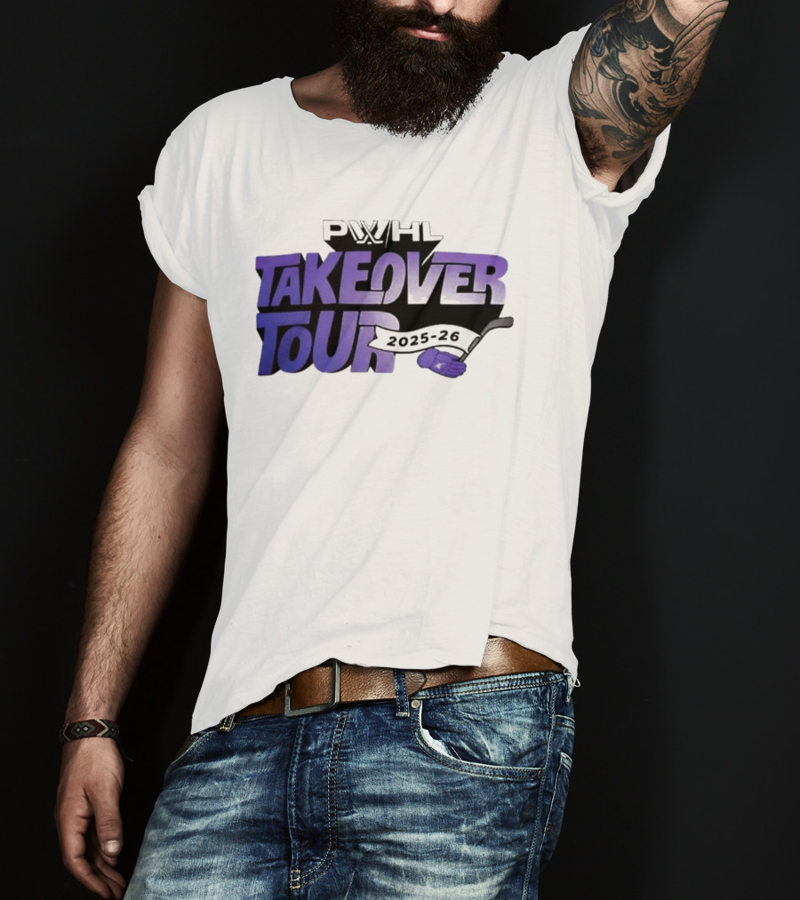 PWHL Takeover Tour 2025 26 Hockey Sideline Royalty T-Shirt