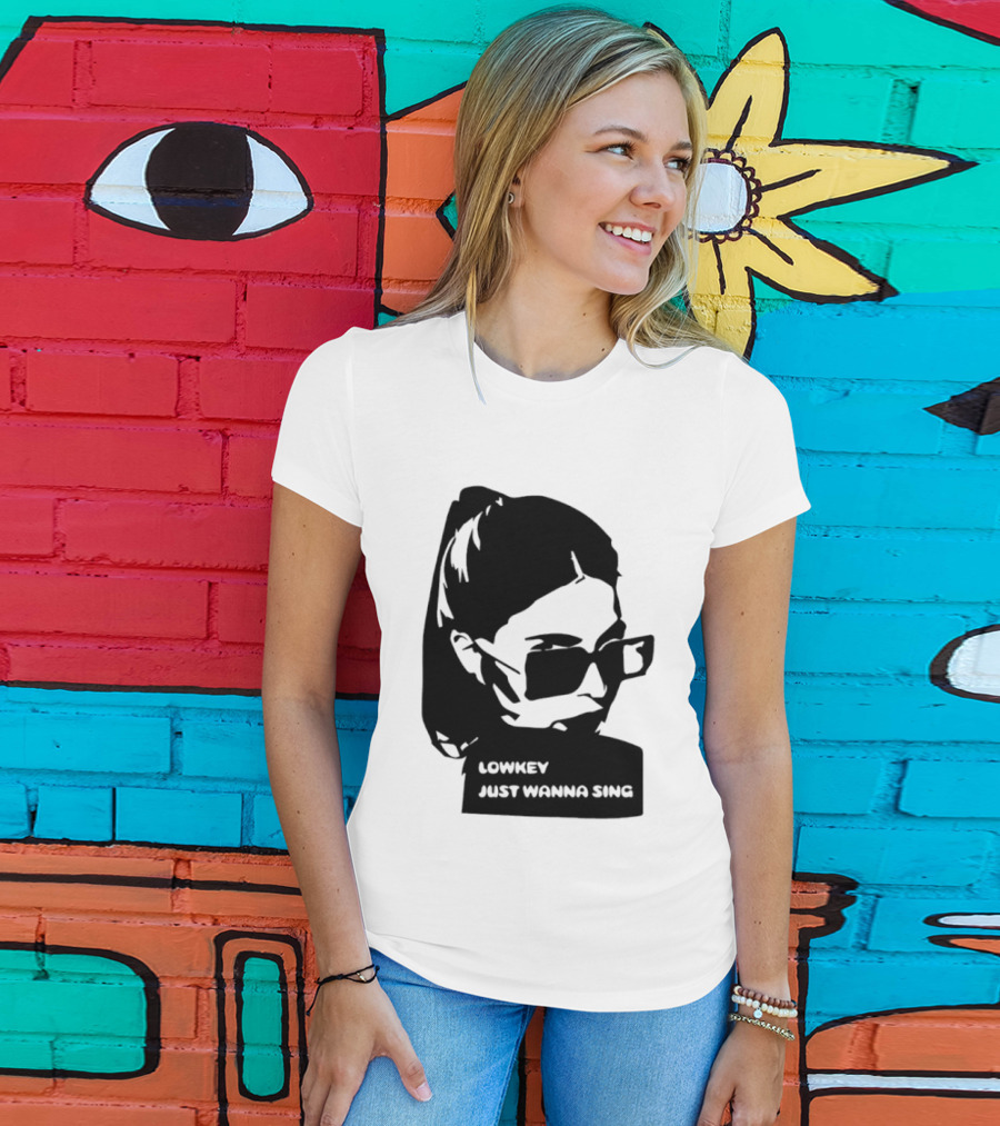 Lowkey Just Wanna Sing X Sophie Rey Sunglasses Girl T-Shirt