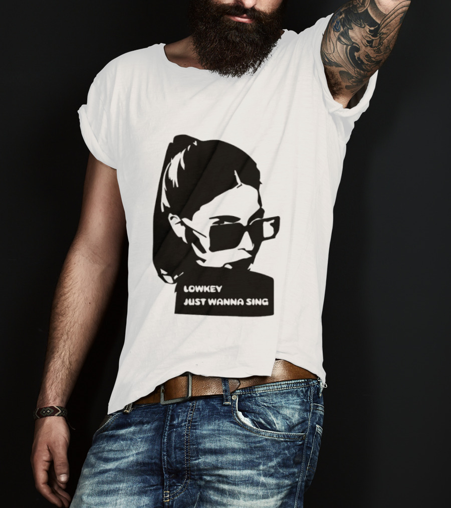 Lowkey Just Wanna Sing X Sophie Rey Sunglasses Girl T-Shirt