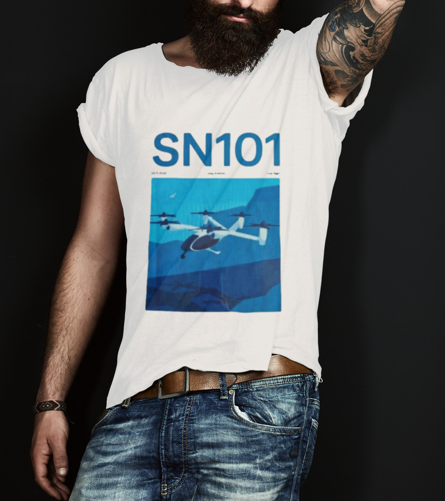SN101 Joby Aviation First Flight Electric Air Taxi Innovation T-Shirt