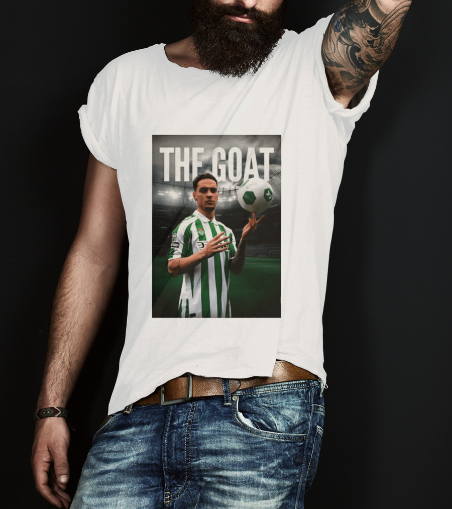 Antony Real Betis FC The Goat Soccer 2026 T-Shirt