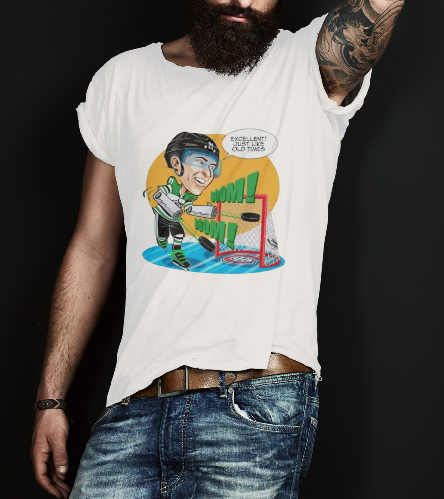 Jason Robertson Boom Excellent Just Like Old Times Hockey Goal T-Shirt
