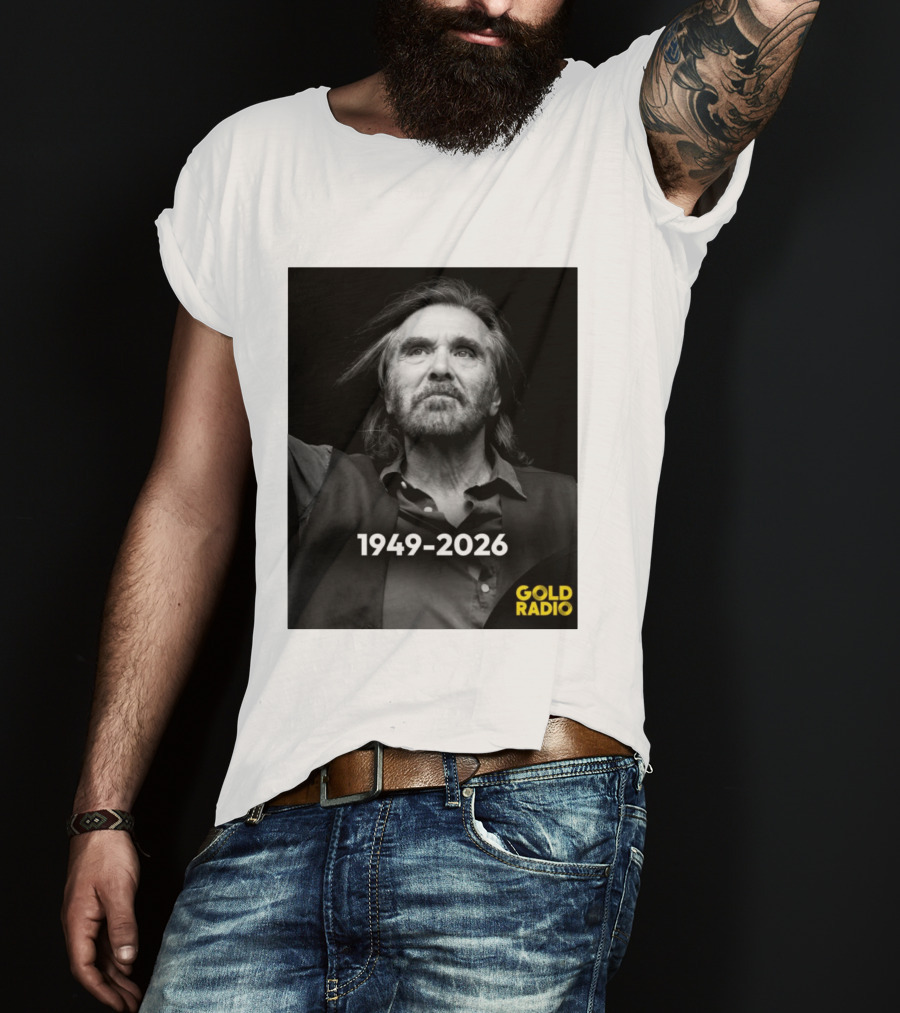 Dr Hook Singer Dennis Locorriere 1949 2026 Gold Radio T-Shirt