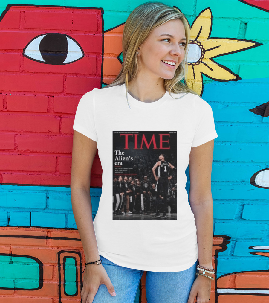 Victor Wembanyama The Alien's Era Time Spurs T-Shirt