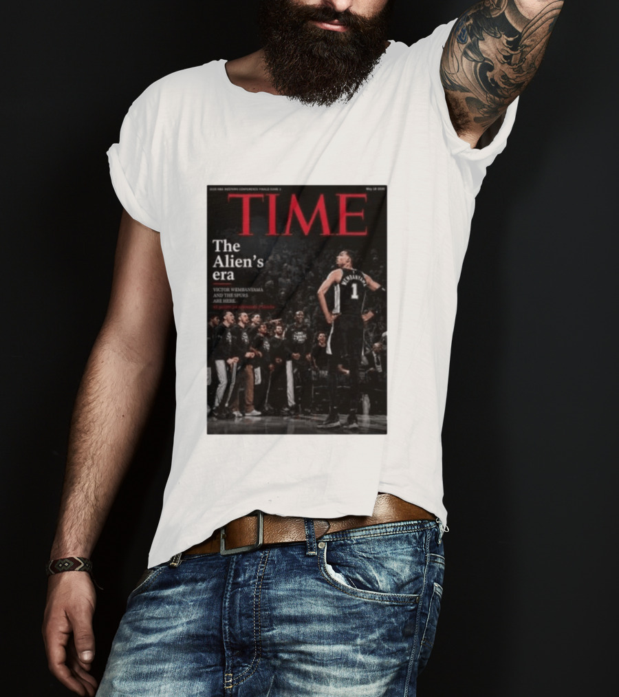 Victor Wembanyama The Alien's Era Time Spurs T-Shirt