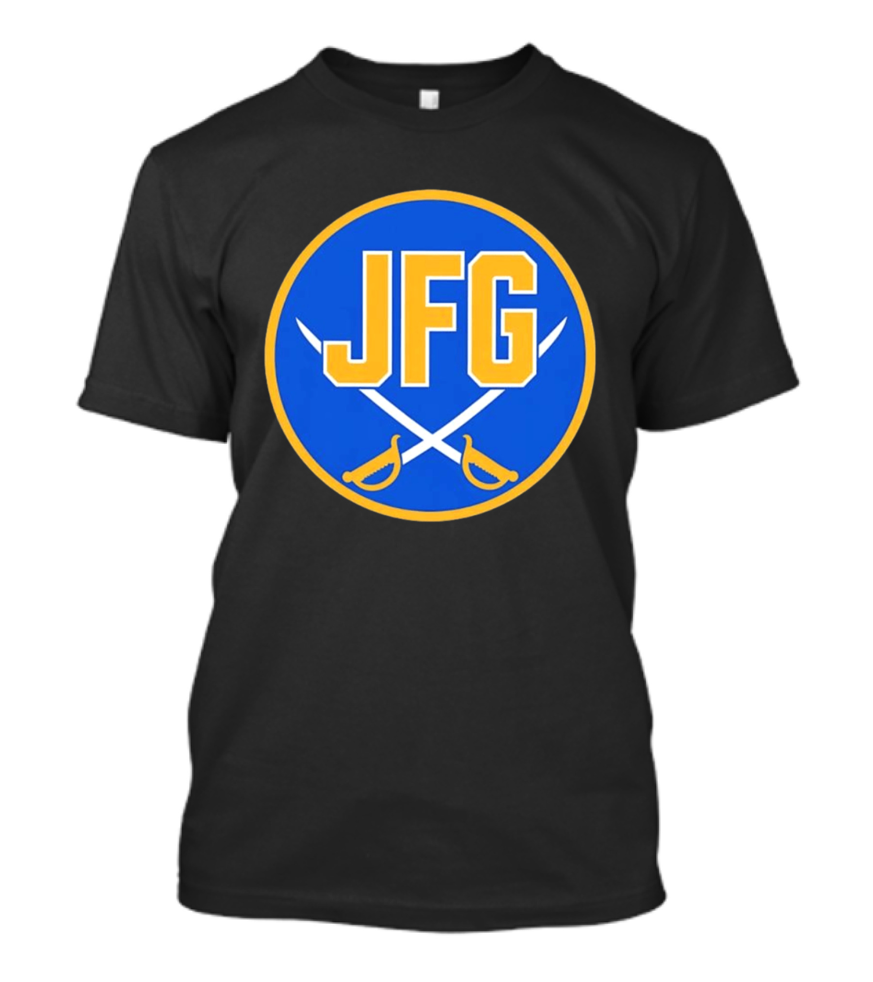 Buffalo Sabres JFG River Hockey Academy Circular Badge Swords T-Shirt